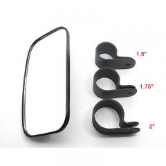 UTV mirror with three size clamp