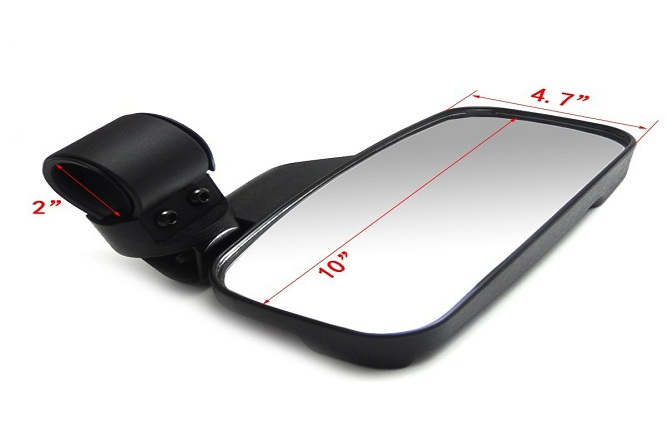 UTV Rear View Mirror For Round Roll Bar